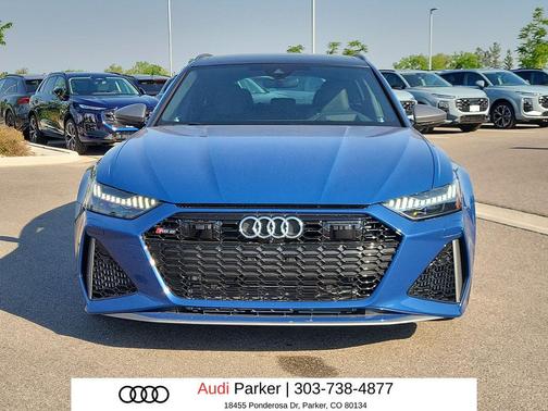 Ascari Blue Metallic 2024 Audi RS 6 Avant 4.0T