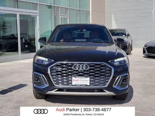 Mythos Black Metallic 2023 Audi Q5 45 S line Premium Plus