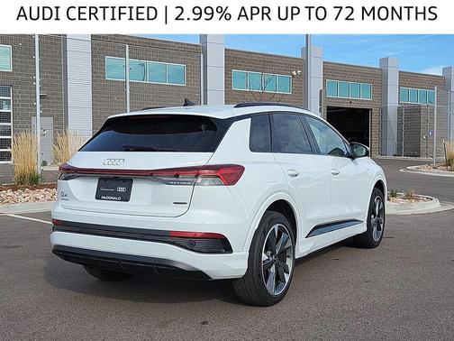 Glacier White Metallic 2024 Audi Q4 e-tron Premium Plus 50 quattro