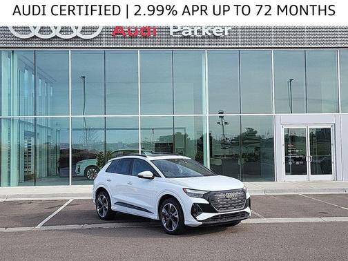 Glacier White Metallic 2024 Audi Q4 e-tron Premium Plus 50 quattro