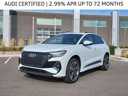 Glacier White Metallic 2024 Audi Q4 e-tron Premium Plus 50 quattro