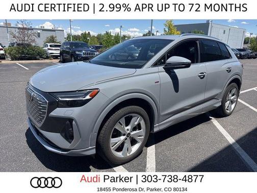 Pebble Gray 2023 Audi Q4 e-tron Prestige 50 quattro