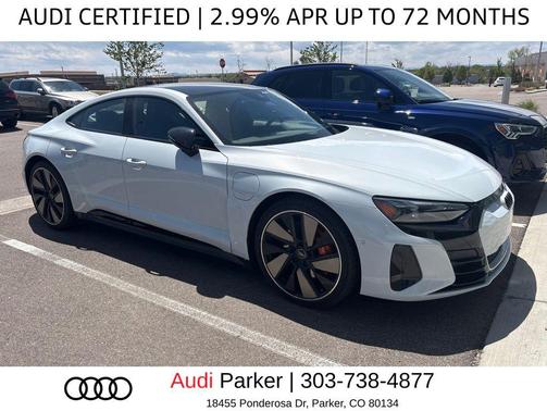 Suzuka Gray Metallic 2024 Audi e-tron GT Prestige quattro