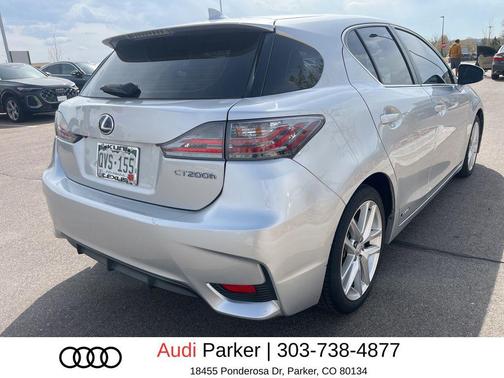 Silver Lining Metallic 2015 Lexus CT 200h 200h