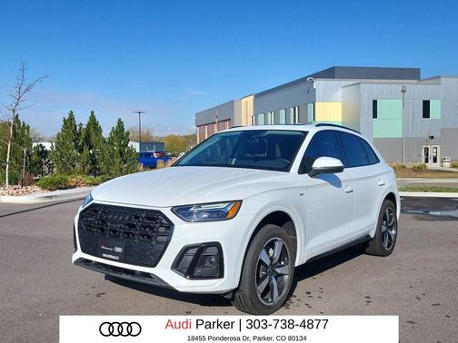 Ibis White 2023 Audi Q5 45 S line Premium Plus