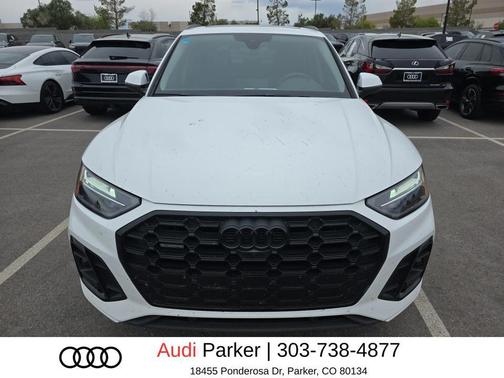 Ibis White 2023 Audi Q5 45 S line Premium Plus