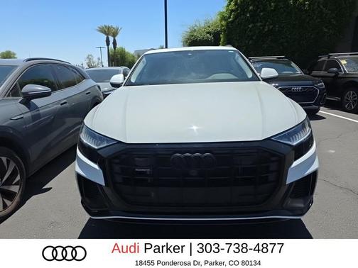 Carrara White 2023 Audi Q8 55 Premium Plus