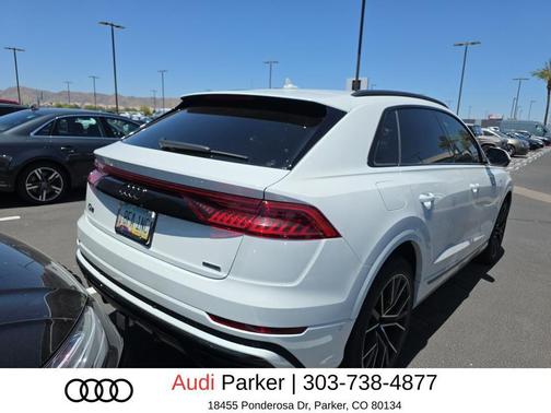 Carrara White 2023 Audi Q8 55 Premium Plus