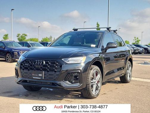 Mythos Black Metallic 2024 Audi Q5 e 55 S line Premium Plus