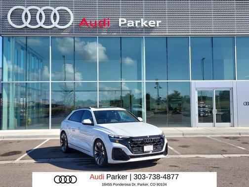 Glacier White Metallic 2026 Audi Q8 55 Premium Plus