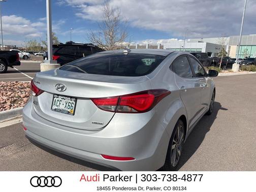 Radiant Silver 2014 Hyundai ELANTRA Limited