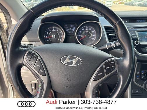 Radiant Silver 2014 Hyundai ELANTRA Limited