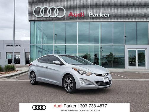 Radiant Silver 2014 Hyundai ELANTRA Limited