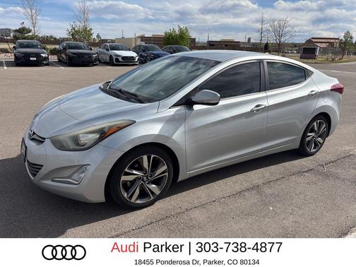 Radiant Silver 2014 Hyundai ELANTRA Limited