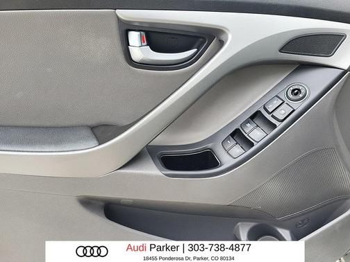 Radiant Silver 2014 Hyundai ELANTRA Limited