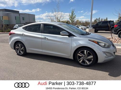 Radiant Silver 2014 Hyundai ELANTRA Limited
