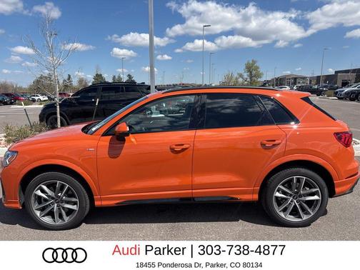 Pulse Orange 2025 Audi Q3 Premium 45 TFSI S line quattro Tiptronic