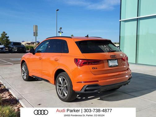 Pulse Orange 2025 Audi Q3 Premium 45 TFSI S line quattro Tiptronic