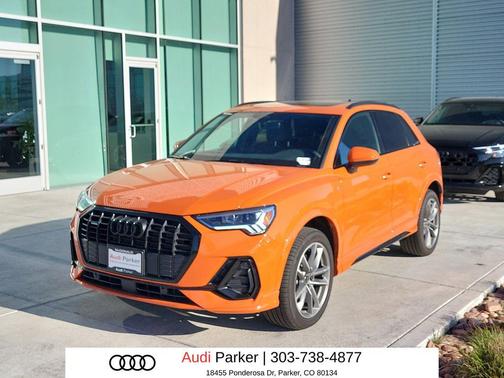 Pulse Orange 2025 Audi Q3 Premium 45 TFSI S line quattro Tiptronic