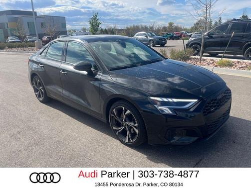 Mythos Black Metallic 2023 Audi A3 Premium