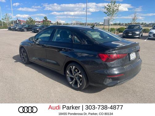 Mythos Black Metallic 2023 Audi A3 Premium