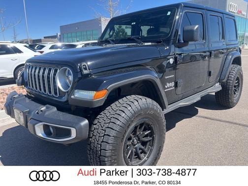 Black Clearcoat 2024 Jeep Wrangler 4-Door Sahara 4x4