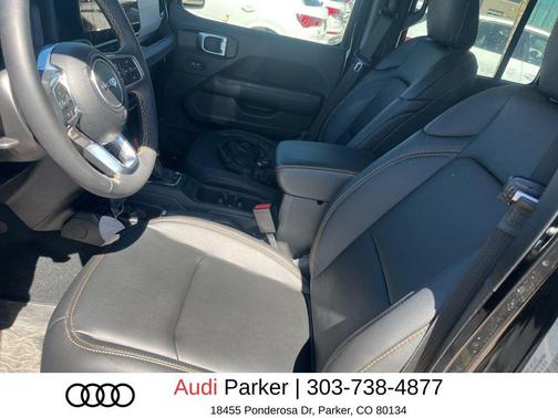 Black Clearcoat 2024 Jeep Wrangler 4-Door Sahara 4x4