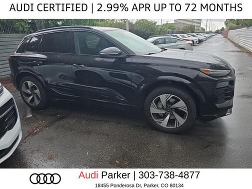 Mythos Black Metallic 2025 Audi Q6 e-tron Premium Plus quattro