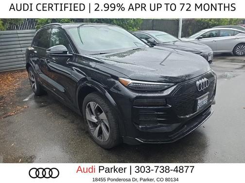 Mythos Black Metallic 2025 Audi Q6 e-tron Premium Plus quattro