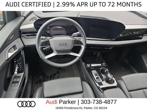 Mythos Black Metallic 2025 Audi Q6 e-tron Premium Plus quattro