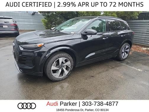 Mythos Black Metallic 2025 Audi Q6 e-tron Premium Plus quattro