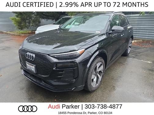 Mythos Black Metallic 2025 Audi Q6 e-tron Premium Plus quattro