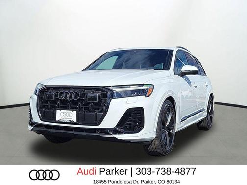Glacier White Metallic 2026 Audi Q7 55 Premium Plus