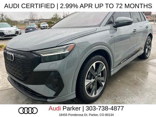 Pebble Gray 2024 Audi Q4 e-tron Prestige