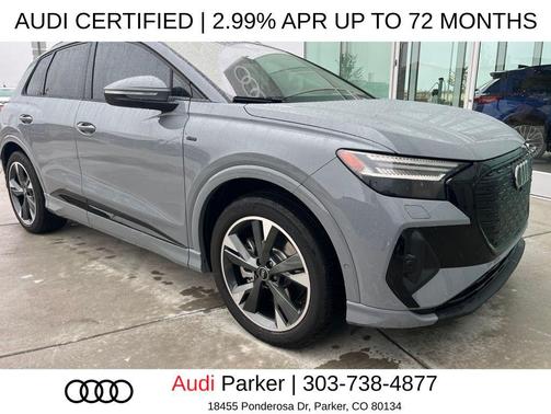Pebble Gray 2024 Audi Q4 e-tron Prestige