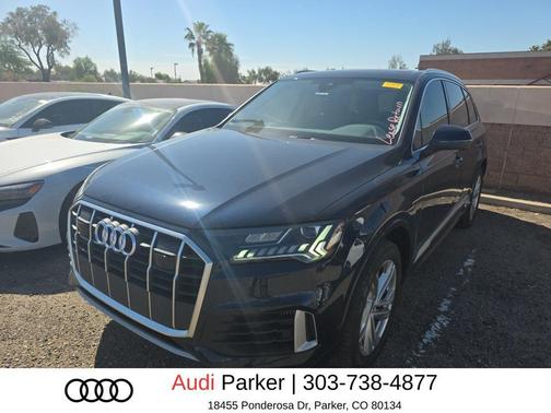 Waitomo Blue Metallic 2023 Audi Q7 55 Premium Plus