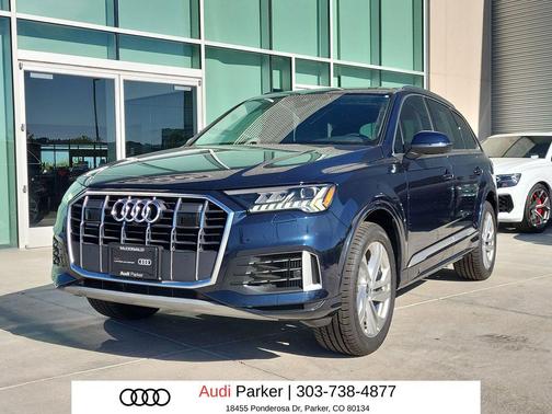 Waitomo Blue Metallic 2023 Audi Q7 55 Premium Plus
