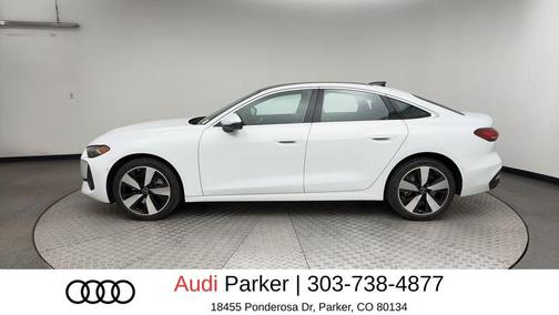 Glacier White Metallic 2025 Audi A5 Premium Plus TFSI quattro S tronic