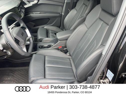 Mythos Black Metallic 2024 Audi Q4 e-tron Premium 50 quattro