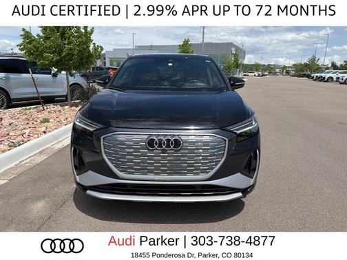 Mythos Black Metallic 2023 Audi Q4 e-tron Prestige 50 quattro