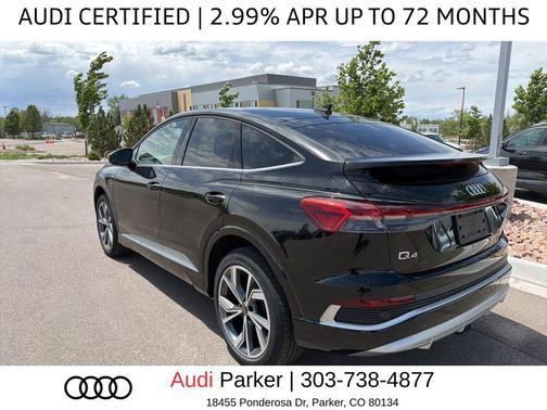 Mythos Black Metallic 2023 Audi Q4 e-tron Prestige 50 quattro