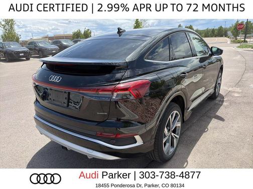 Mythos Black Metallic 2023 Audi Q4 e-tron Prestige 50 quattro