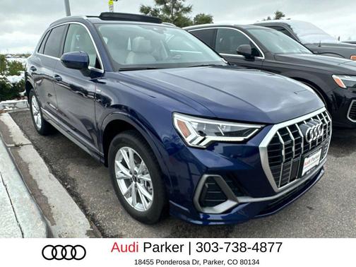 Navarra Blue Metallic 2025 Audi Q3 45 S line Premium Plus