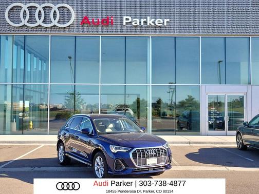 Navarra Blue Metallic 2025 Audi Q3 45 S line Premium Plus