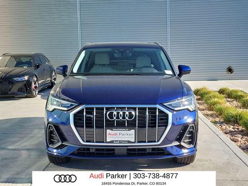 Navarra Blue Metallic 2025 Audi Q3 45 S line Premium Plus