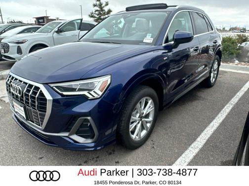 Navarra Blue Metallic 2025 Audi Q3 45 S line Premium Plus