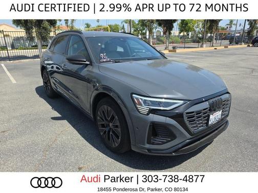 Magnet Gray 2024 Audi Q8 e-tron Prestige