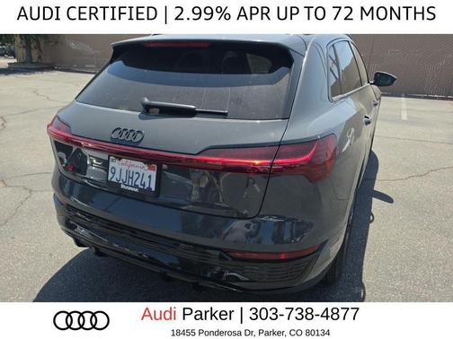 Magnet Gray 2024 Audi Q8 e-tron Prestige