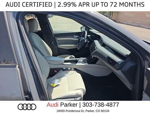 Magnet Gray 2024 Audi Q8 e-tron Prestige