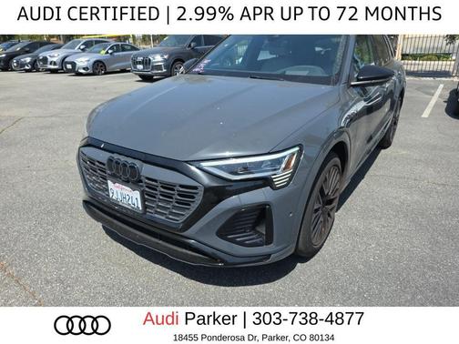 Magnet Gray 2024 Audi Q8 e-tron Prestige